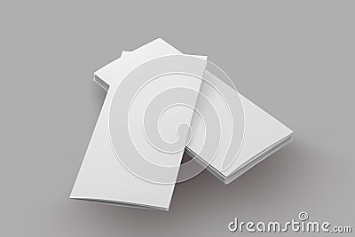 Blank brochure paper Stock Photo