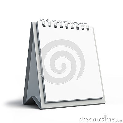 Blank calendar Stock Photo