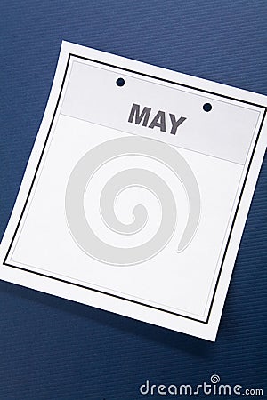 Blank Calendar Stock Photo