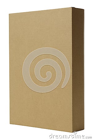 Blank Cardboard Box for template design Stock Photo