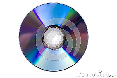 Blank CD or DVD Stock Photo