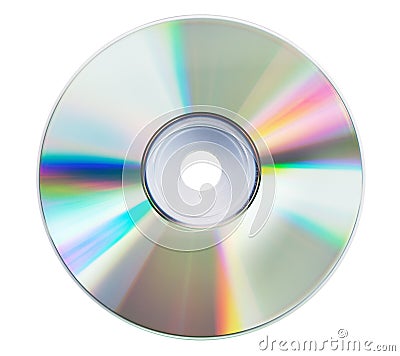 Blank CD glare Stock Photo