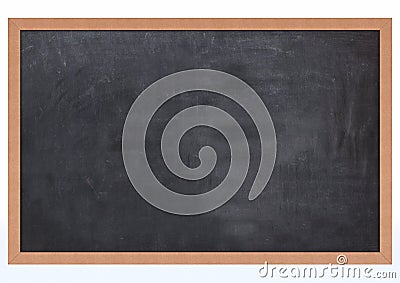 Blank Chalk Board Stock Photo