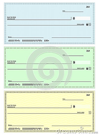 Blank Check Illustration Royalty Free Stock Photos - Image: 16322288