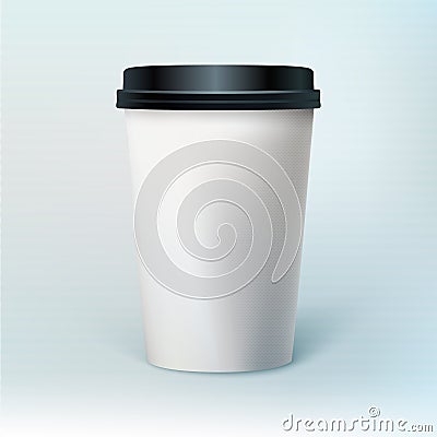 Blank coffee cup Vector Illustration