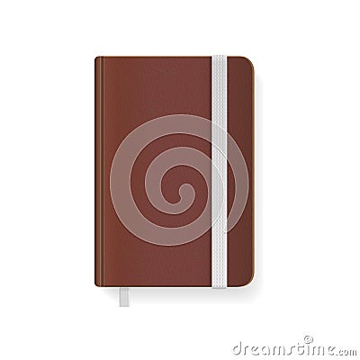 Blank Copybook Template. Vector Vector Illustration