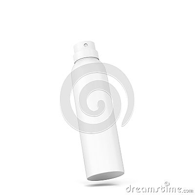 Blank deodorant spray for hygiene mockup Cartoon Illustration