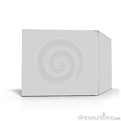 Blank disk case Stock Photo