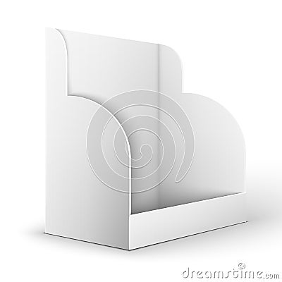 Blank empty holder for fliers Vector Illustration