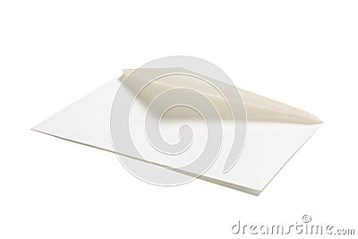 Blank Envelope Stock Photo