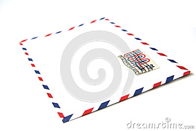 Blank envelope Stock Photo