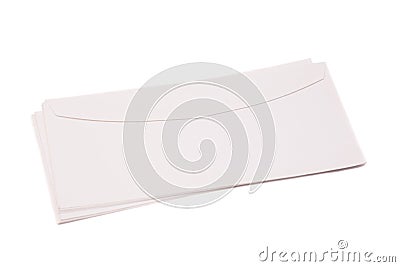 Blank envelopes Stock Photo
