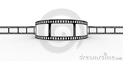 Blank film strip Stock Photo