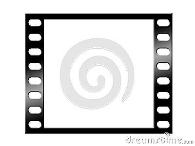 Blank film strip Stock Photo