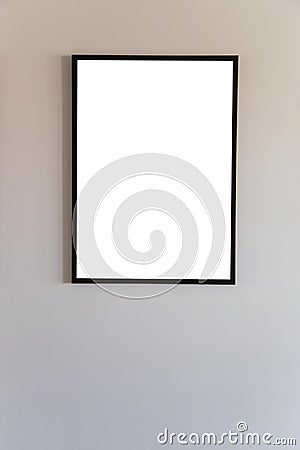 Blank frame mock up. Stock Photo