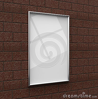 Blank Frames For Posters, Pictures, Arts, Drawings, Scenery And Print Templates, Mock Up Template On Wall Background. 3d render il Stock Photo