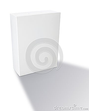 Blank Generic Cereal Box Stock Photo