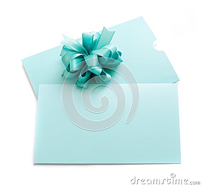 Blank gift tag Stock Photo