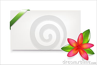 Blank Gift Tag Vector Illustration