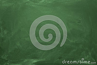 Blank green chalkboard Stock Photo