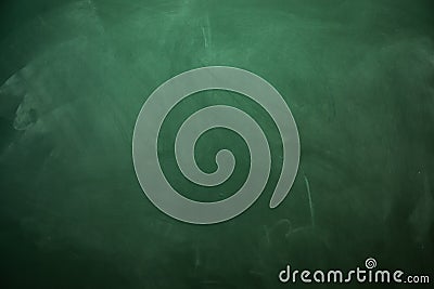 Blank green chalkboard Stock Photo