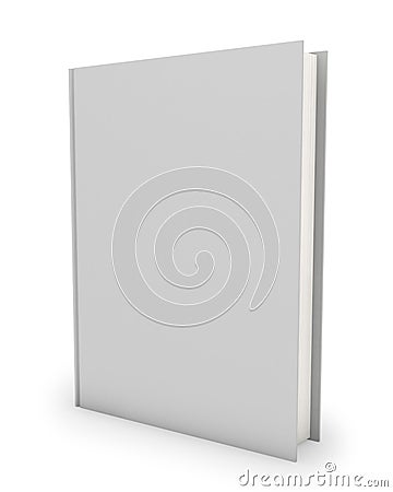 Blank hardcover book Stock Photo