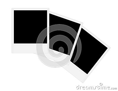 Blank instant film-rendered Vector Illustration