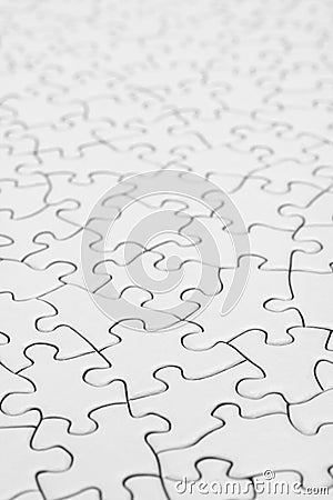 Blank Jigsaw Stock Photo