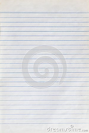 Blank lined paper background and texture with space. Stock Photo