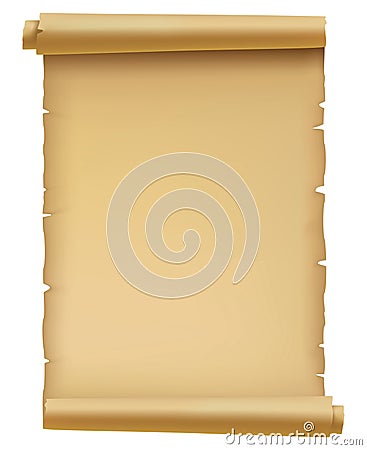 Blank manuscript Vector Illustration