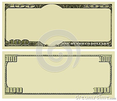 Blank money background Stock Photo