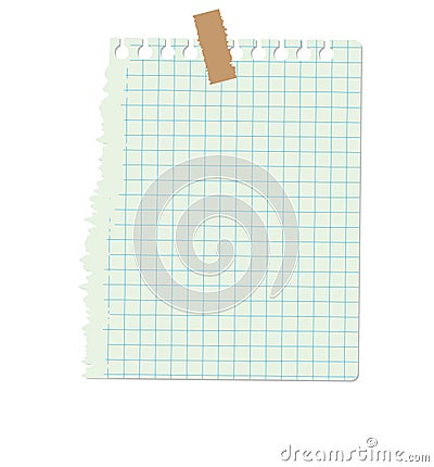 Blank note Vector Illustration