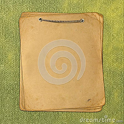 Blank note paper on textured background Stock Photo