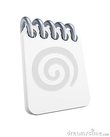 Blank notepad Stock Photo