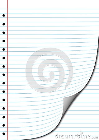 Blank notepad Stock Photo