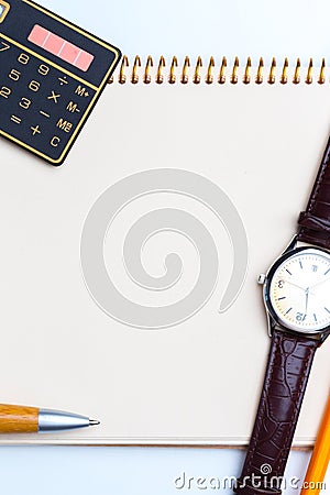 Blank notepad for Todo list Stock Photo