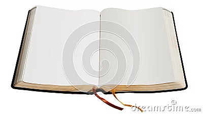 blank open book Stock Photo