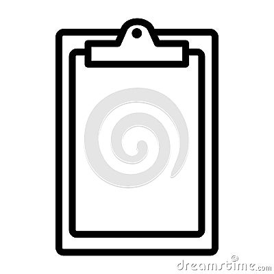 Blank page concept icon modern concept vector Cartoon Illustration