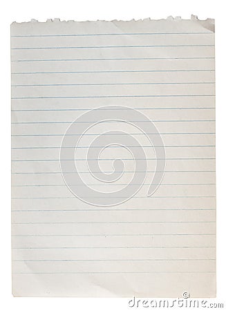 Blank Paper with line Stock Photo