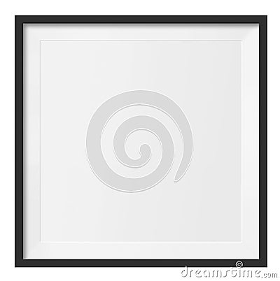 Blank Photo Frame Stock Photo