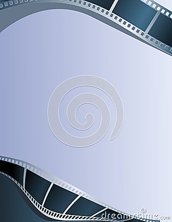 Blank photo, video template Vector Illustration