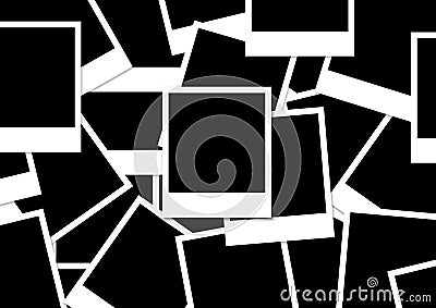 Blank Photos Stock Photo