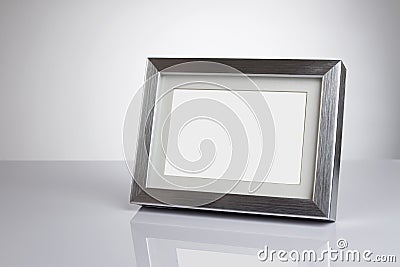 Blank picture frame with clipping path Stock Photo