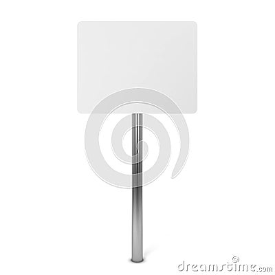 Blank placard Cartoon Illustration