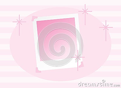 Blank polaroid Vector Illustration