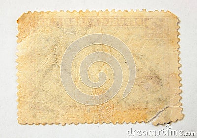 Blank postage stamp Stock Photo