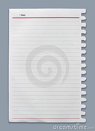 Blank realistic spiral notepad notebook Stock Photo