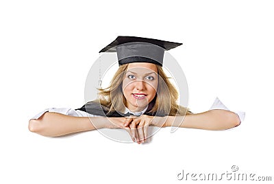 Blank sign - Graduate Stock Photo
