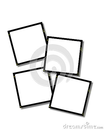 Blank Slides - 35mm Stock Photo