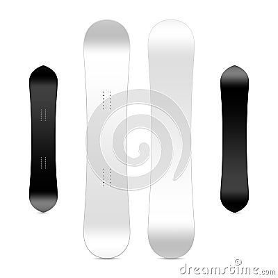 Blank Snowboard Template Royalty Free Stock Image - Image: 37134816